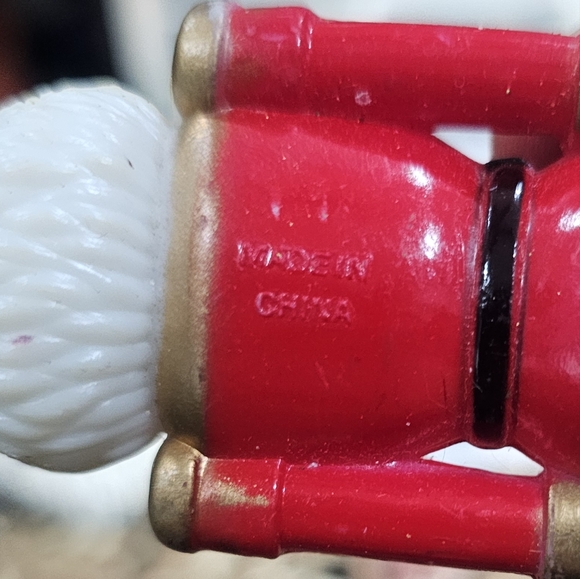 2 Nutcracker Soldier Ornaments Vintage Awesome 60s 70s Cake Topper 😊 Christmas - Picture 10 of 16